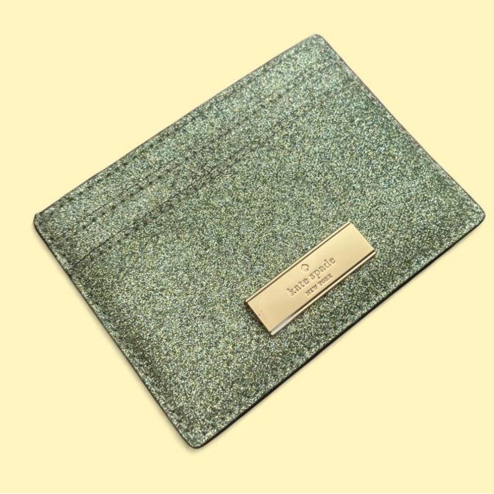 Kate Spade Sparkling Green Card Holder